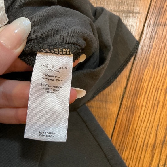 rag & bone Terri Wide Leg Sweatpants Black Women’s Medium - Picture 12 of 12